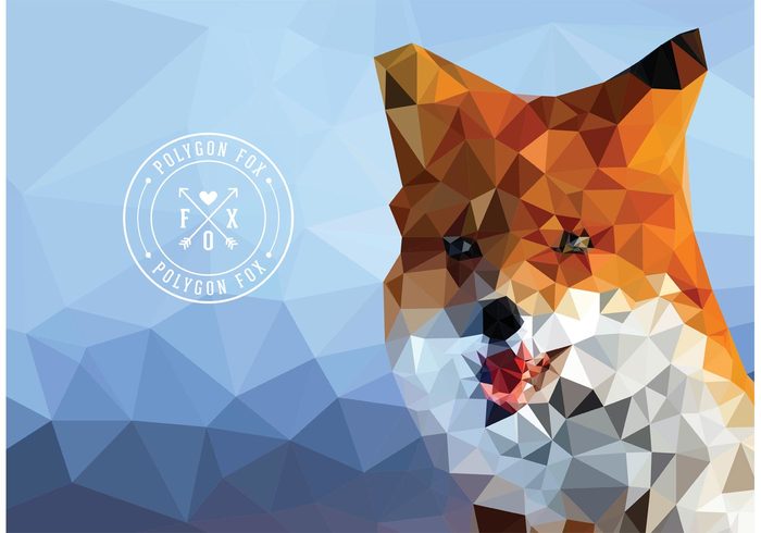 Zoology wild animal wild triangle trendy polygonal fox polygonal background polygonal animal polygonal polygon mosaic modern isolated icon hipster head graphic Geometrical geometric fox background fox face diamond animal abstract 