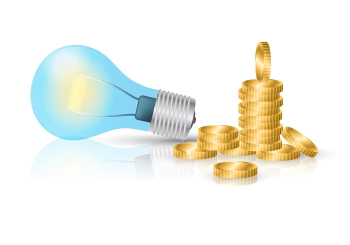 money light bulb light gold coin gold coins coin Business Idea bulb 