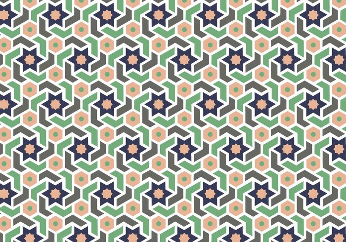 wallpaper vector trendy star shapes seamless random pattern pastel ornamental mosaic Geometry geometric decorative decoration deco cubical background arabic abstract 