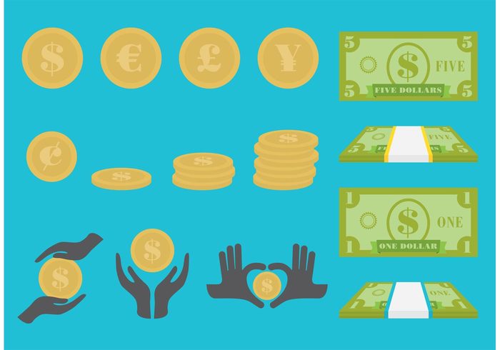 wealth purse pictogram money Loan investment hand finance Exchange currency commercial commerce coin chart cash card business bill banking 5 dollar bill 5 1 dollar bill +1 