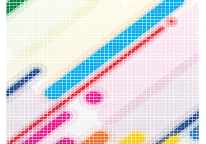 wallpaper Vector decoration vector background shapes round rainbow pattern grid gradient colorful circles 