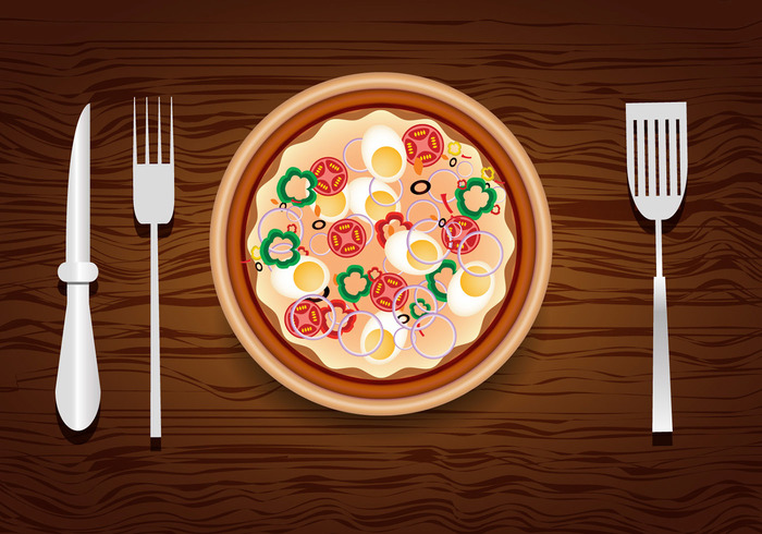 vector pizza toppings tomato pizza meal hungry egg eat delicious capsicum bread 