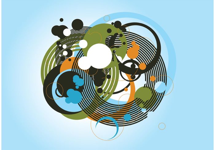 white wallpaper shapes set graphics curl cool color clip art circle blue black background backdrop abstract  