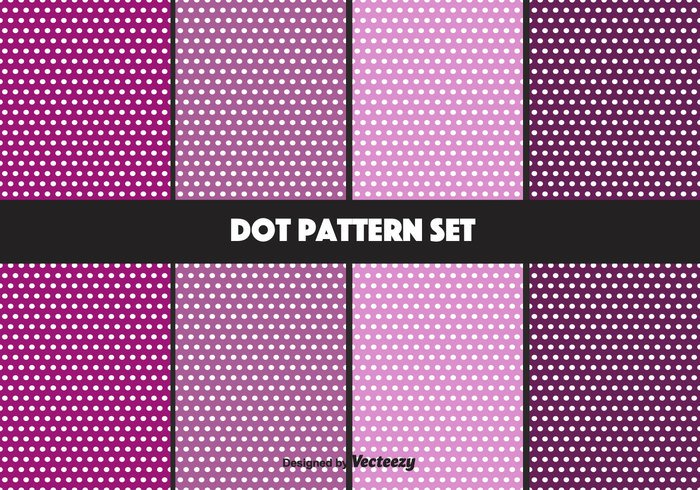 vector swatch set seamless purple abstract purple polka dot pattern polka dot pattern pack free dots dot pattern color circles background 