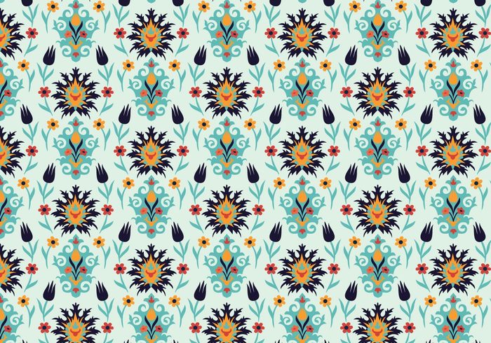 wallpaper vector trendy shapes seamless random pattern ornamental mosaic indian Geometry geometric decorative decoration deco cashmere background Asian abstract 