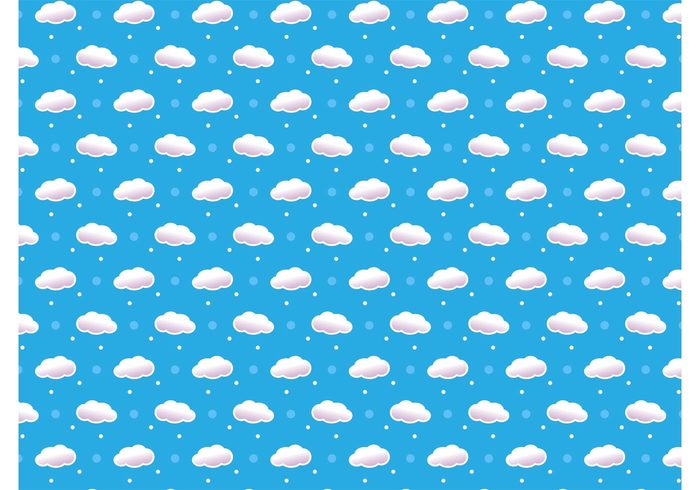 weather wallpaper seamless pattern nature forecast fluffy Cloud vector climate clear cartoon background Backdrop image 