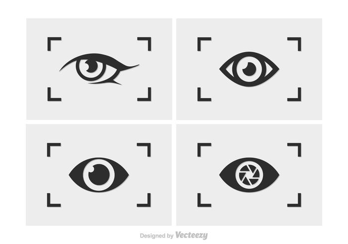 watching viewfinder vector technology symbol silhouette sign Shutter set selfie pin picture photography photographing modern logo lens instant image illustration Idea icon graphic frame flat eyes digital design creative collection capture camera button 