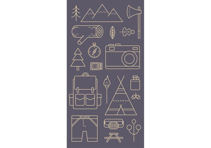 wood tree tent outline outdoors Outdoor nature mountain minimal matches head torch flash light fire camping pattern camping icons camping gear camping campfire camp pattern camp food camp camera 