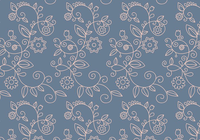 wallpaper vector trendy shapes seamless random plant pattern pastel outline ornamental Geometry geometric flower floral decorative decoration deco background abstract 