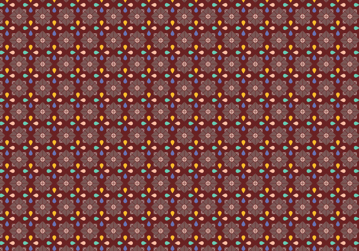 wallpaper vector trendy tile shapes seamless random petal pattern pastel ornamental mosaic Geometry geometric decorative decoration deco background abstract 