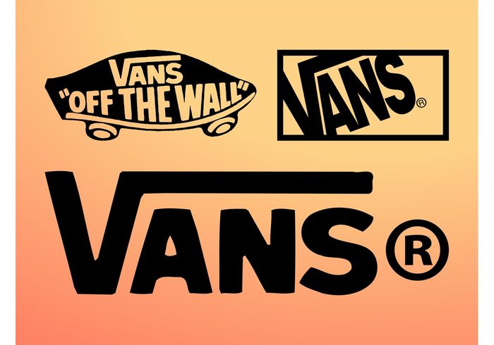 vans text Skating shoes skateboard Off the wall logotypes logos icons Company brand 