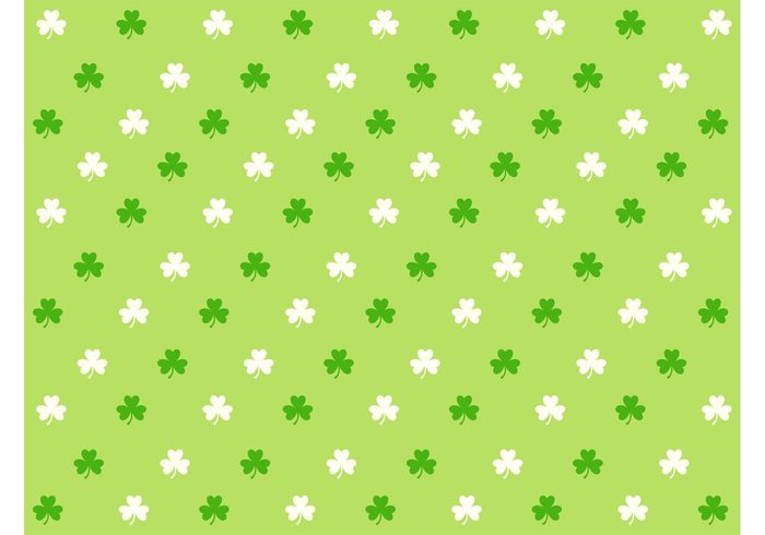 wallpaper spring silhouettes saint patricks day plants pattern nature leaves leaf good luck clover background backdrop 