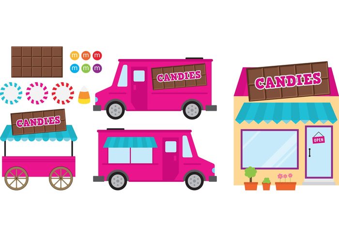 truck sweetest sweet summer shop sell labels food truck food cart food dessert corn candy chocolate cart Candy shop candy cart candy candies shop candies buy 