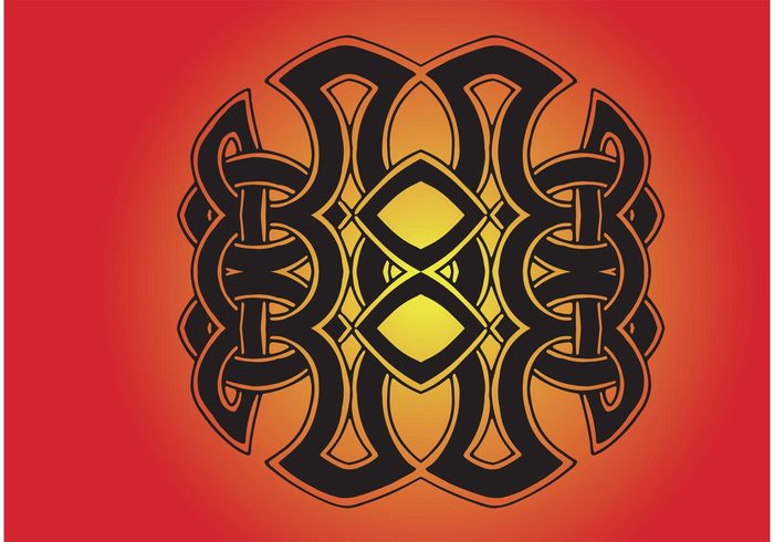 warrior tribe tribal tattoo symbol Stride powerful power ink icon element decorative decoration celtic 