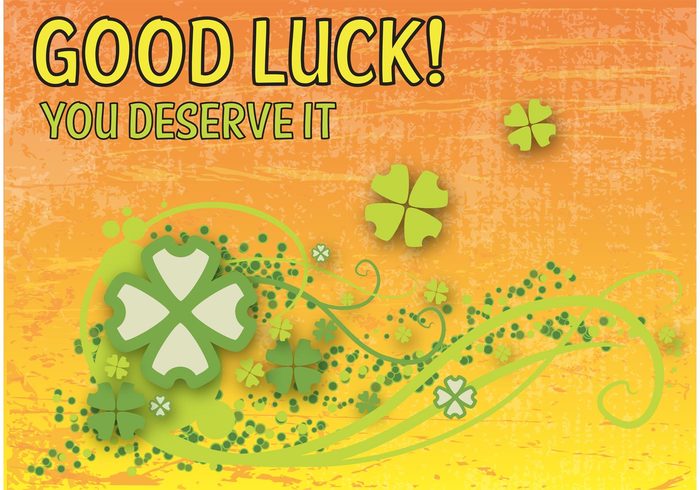 vector background saint patrick Patrick luck leaf Irish Ireland holiday green four Fortune clover celebration  