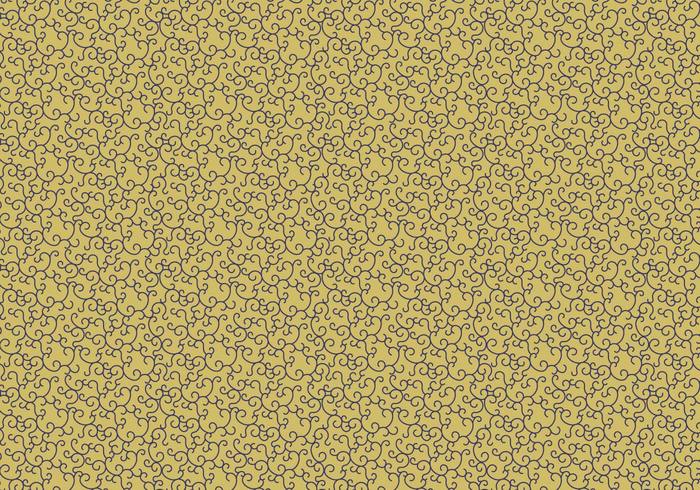 yellow wallpaper vector trendy swirl shapes seamless random pattern pastel ornamental Geometry geometric decorative decoration deco curls background abstract 