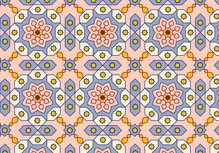wallpaper trendy shapes seamless random pattern pastel ornamental mosaic morocco islamic Geometry geometric decorative decoration deco background arabic abstract 