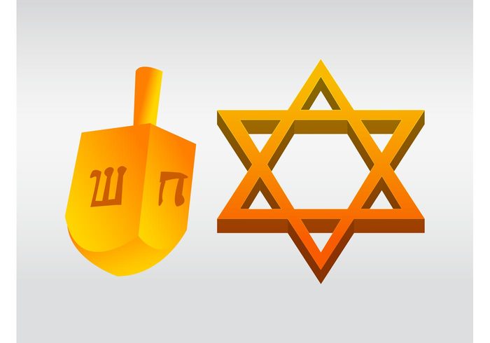 Star of david Rosh hashanah Jew Hebrew greeting card gradient design element decorative decoration David star celebrate 3d 