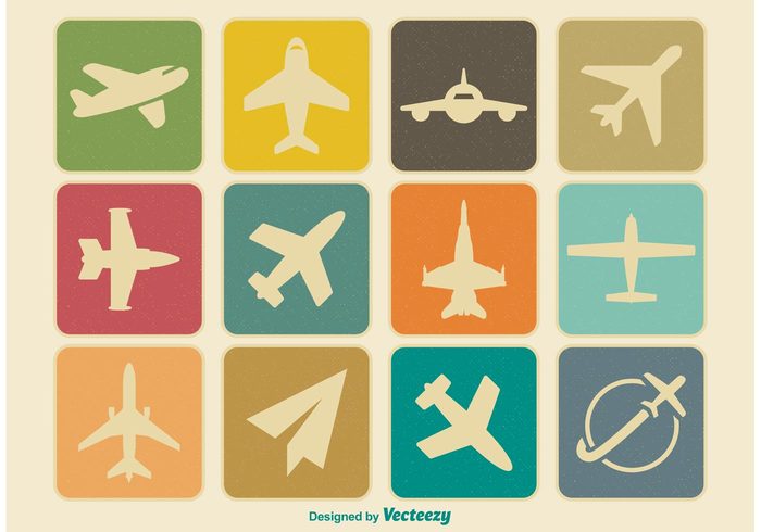 wing vintage icons vintage vacation trip travel transportation transport TAKE symbol sky simple silhouette sign shape Retro style retro plane pilot passenger old object Journey jet icon fly flight design Departure commercial combat cargo aviation Airways airplane airliner airline aircraft air aeroplane 