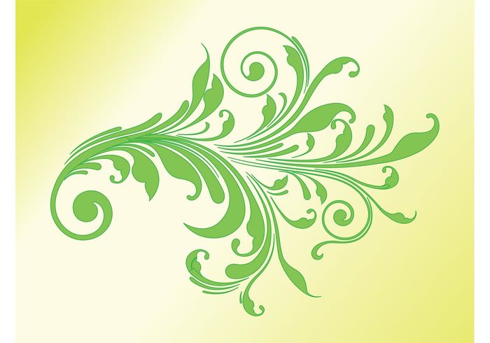 waves swirls swirling swirl spring scroll print plant petals nature leaves flower floral eco decorative decoration decal curved 