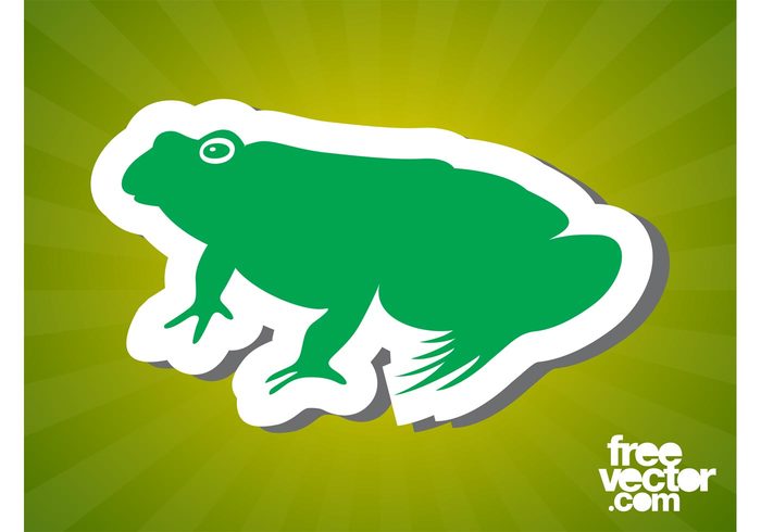 wildlife wild sticker silhouette nature frog fauna badge animal amphibian 