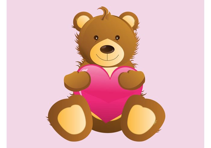 valentine teddy bear stuffed toy Stuffed bear stuffed animal Smile romantic romance Plush toy mascot love comic character cartoon bear animal 