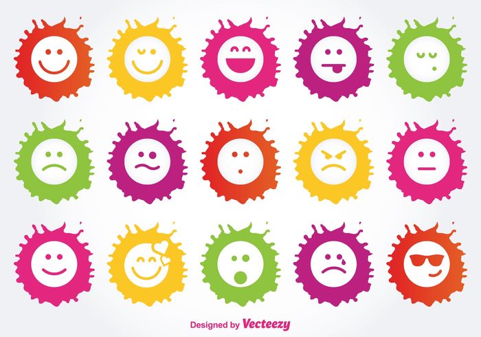 texture stroke Stain splatter splash spaltter Smile sketch shape set paint isolated ink icon set fun icons fun facial face expression EPS emotional emotion emoticon dab cute icons cute comical comic colorful color collection character cartoon caricature abstract 