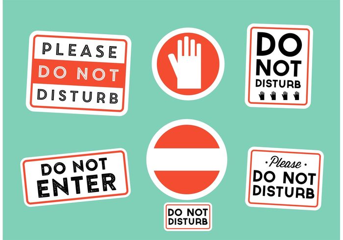 warning text tag symbol stop Silence sign service red prohibitive Private Privacy peace message label instructions hang entrance do not disturb Do disturb card busy business  