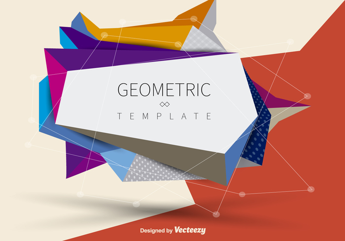 triangular triangle template shape prism polygon modern geometric frame decoration colorful color banner abstract 3d 