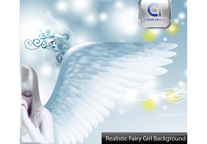 vector fairy realistic fairy magic girl fairy tale fairy girl fairy background fairy background 