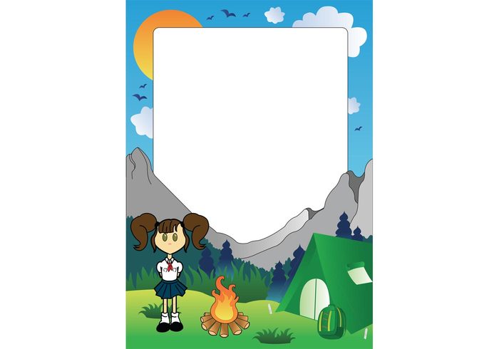 scout nature wallpaper nature girl scout girl child camping background camping camp  