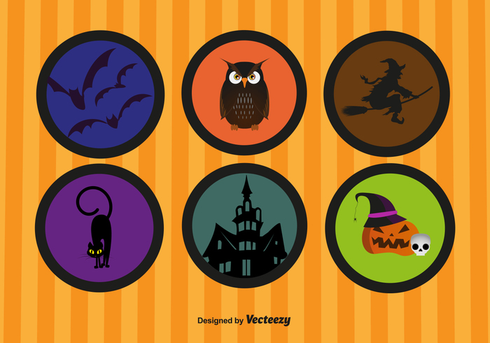 symbol sticker spooky sign set scary round pumpkin party paper October night lantern icon horror holiday hat happy halloween halloween graphics ghost funny funky flat element decoration cat autumn 