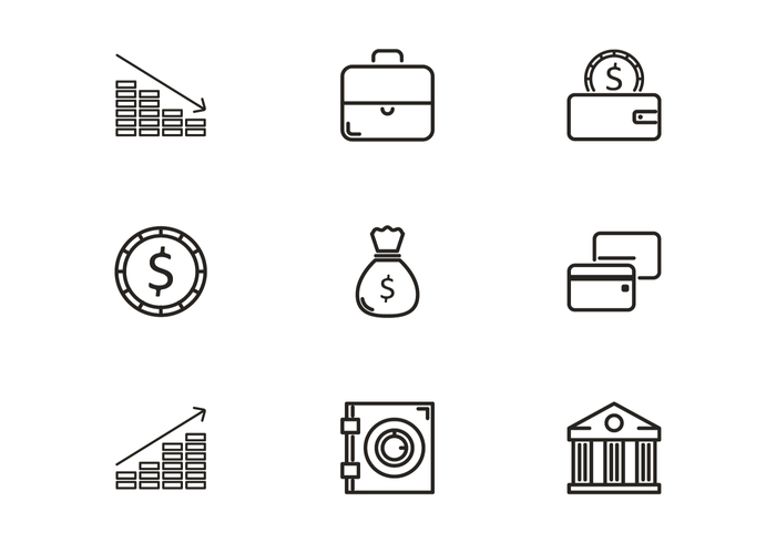 wallet saving outline modern icon financial icon financial finance icon finance Deposit credit card business bank icons bank icon bank ATM accounts  