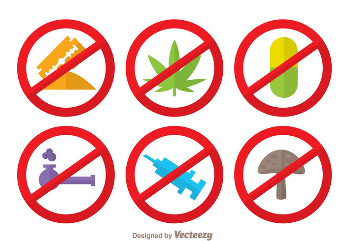 stop sign no drug no mushroom Marijuana injection drug dont danger cocaine cannabis 