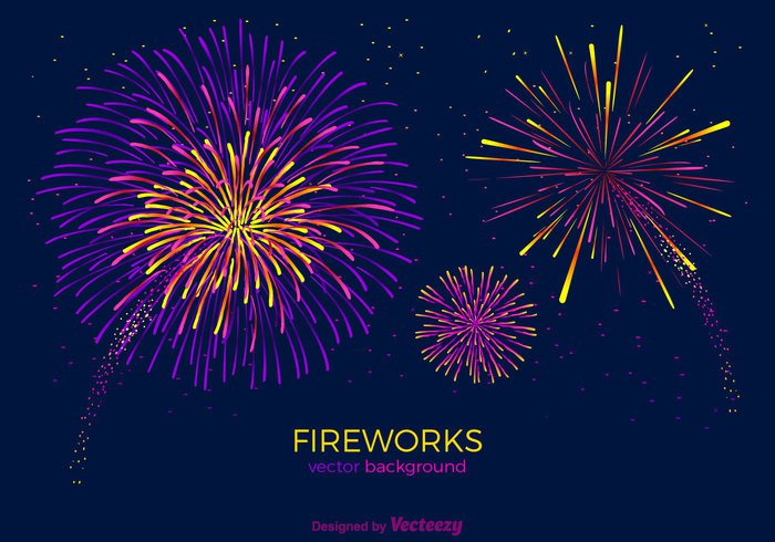 yellow year vector Unusual th star sky shiny season rocket orange Of new light July joy Independence illustration holiday fun Fourth firework firecracker fire-crackers fire festival design decoration day cracker colorful christmas celebration bright blue beautiful background anniversary american 
