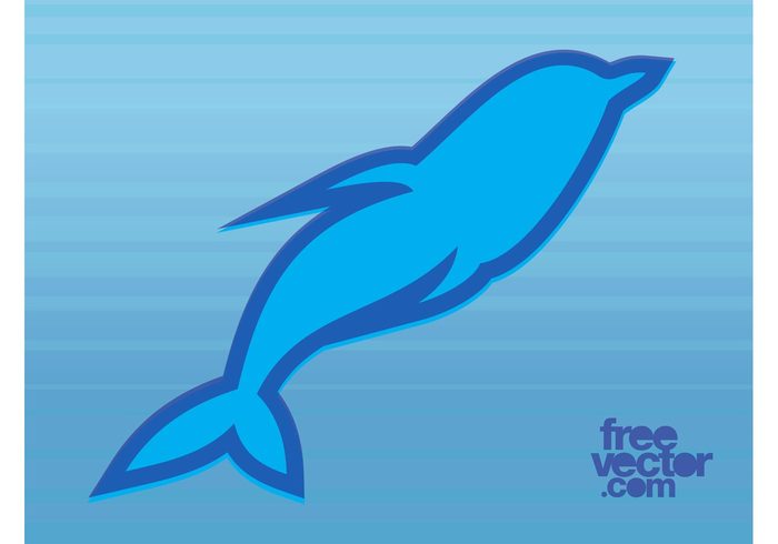 water tail swimming swim silhouette sea ocean nature mammal logo icon Fins dolphin badge Aquatic animal 