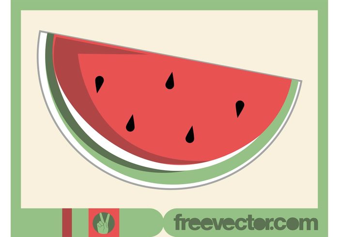 watermelon vitamins Tasty summer sticker seeds logo icon fruits food eat comic cartoon badge 