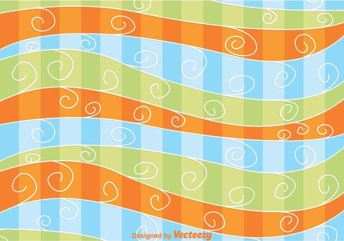 wallpaper template swirly soft shape ornament line decoration curve curly colorful background 