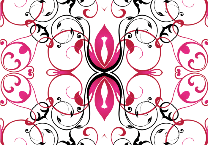 swirl background swirl seamless repeat red pink swirl pink flower pink floral pink illustration flower floral swirl floral background 