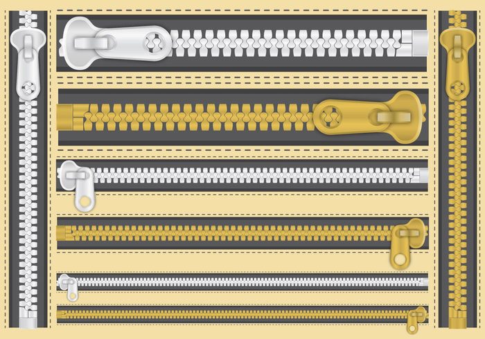 zipper pull zipper zip white vip vector unzipped unzip Textile teeth tailor symbol Split shape realistic pure pull precious open object metal material lock isolated illustration gold gem fastener fashion element design decoration connection clothing cloth close black background attached accessibility  