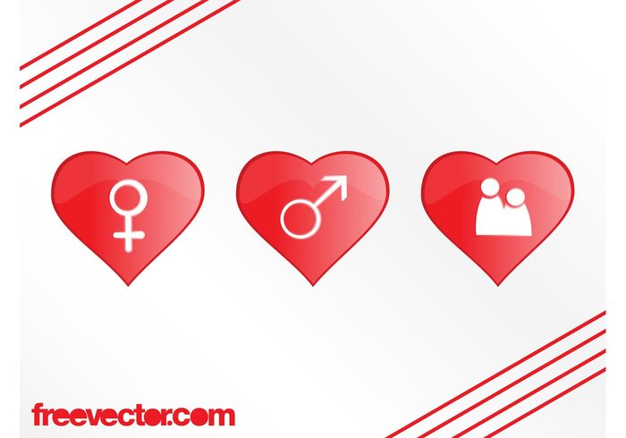 sex romantic romance people male love icons icon hearts heart Gender symbol gender female couple 
