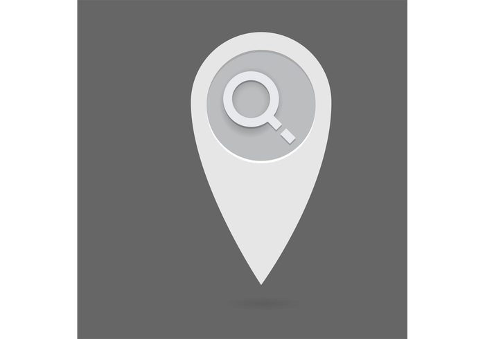 vector search icon freebie design 