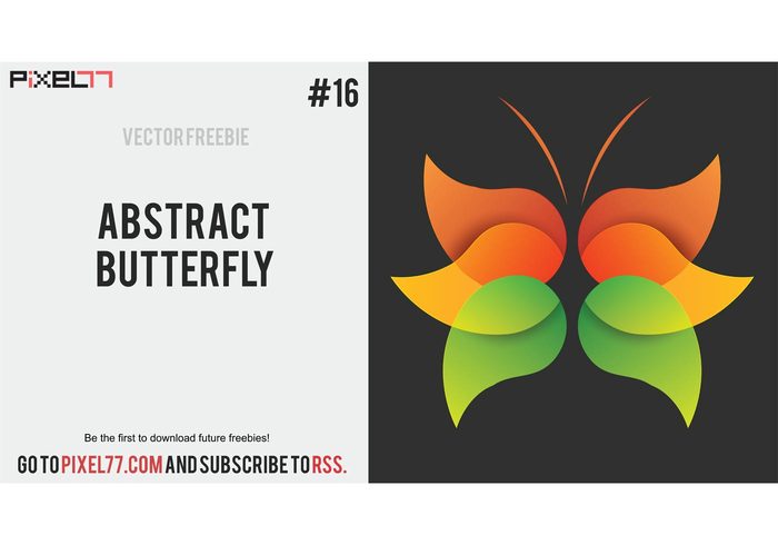 vector nature freebie free fly butterfly abstract 