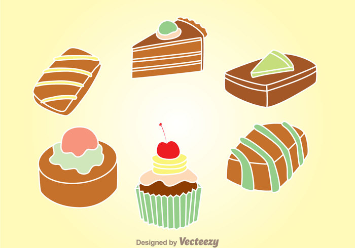 Topping snack slice cake muffin food eat delicious cupcake chocolate choco cherry cake slice isolated cake brownie 