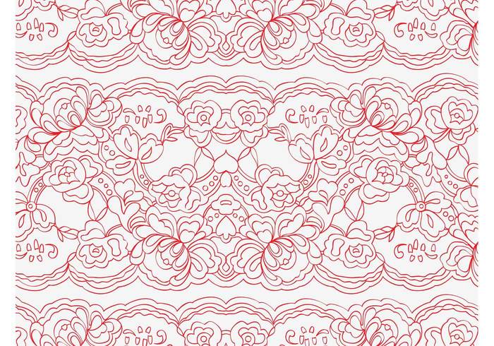 wallpaper seamless pattern retro plants pattern lace flowers floral fashion fabric background backdrop 
