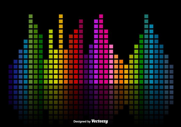 weaveform wave volume vol voice technology stereo Soundwave sound bars sound shadow record radio pulse pictogram music melody frequency equalizer DJ digital colorful Beat bar audio amplifier 