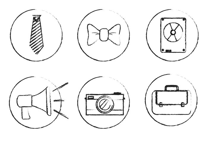 tie symbol sketchy icon mens tie megaphone mega phone icons Icon vector icon grungy icon grunge icon fashion camera briefcase bow tie 