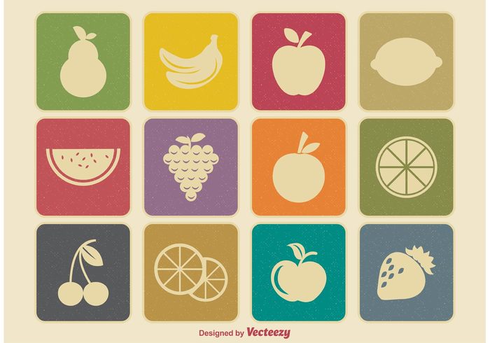 white vintage vector variety sweet snack silhouette Retro style retro icon retro pear organic orange object nutrition mixed mix market life lemon juicy illustration icons icon set icon Healthy groceries grapes fruity fruit icons fruit fresh frame food fashion exotic eating delicious colorful color closeup close-up banana assorted apple 
