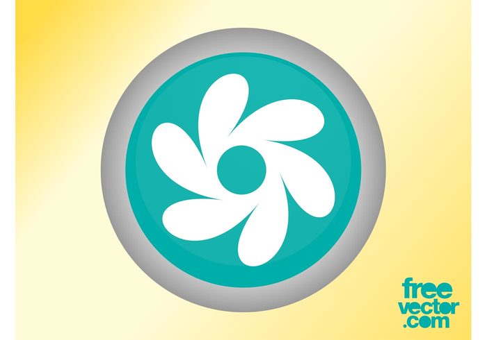 spring round plant nature logo icon flower floral branding Brand identity blossom 