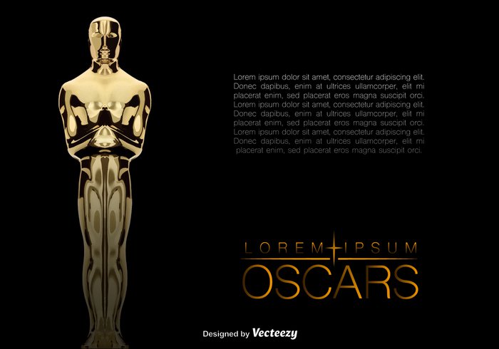 winner win watching victory trophy Triumph television Statuette statue stage silhouette shiny shadow realistic prize oscar statue Oscar movie icon golden gold film entertainment ceremony best award 